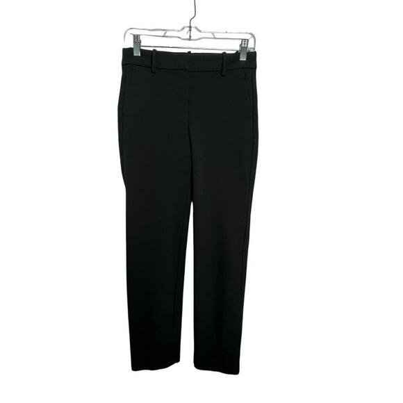 J. Crew Ruby Crop Pant Black Stretch Twill Women's 2 Back Seam Career Work - Picture 1 of 14